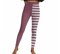 Leggings Femme Long Halloween Pantalon Rayé Décontracté Imprimé Pantalons Taille Haute Sport Pantalon de Fitness Collants Moulants Hanches Pêche Pantalon de Yoga Pantalon Stretch Pyjama Pantalon