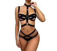 Leggings Femme Nuisette Lingerie Femme Tenue Sexy Femme Noel Soutien Gorge Sexy Coquin Femme Porte-Jarretelles Porte+jarretelle Ensemble pour Femme Culottes Pyjama Femme Peignoir de Bain Femme