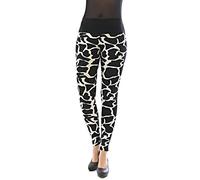 Leggings Femme Taille Haute Longue Basse Finition Décontractée Motif Léopard