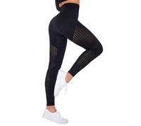 Leggings Femme Taille Haute, Pantalon Jogging Push Up,Legging De Sport Creux Extensible Chic ContrôLe du Ventre Jegging Confortable Slim Fit Collant pour Fitness Gym Yoga D'EntraîNement