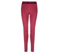 Leggings fonctionnels pour femmes Kilpi INVERA-W rouge foncé 38 Court