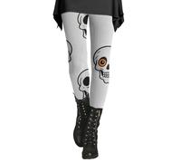 Leggings Halloween Femme Yoga, Pantalon De Yoga sans Couture Taille Élastique Survêtement Motif Éclaboussures De Sang Pants Longue Contrôle du Ventre Femmes Baggy Célébration Quotidien