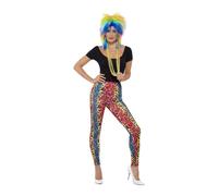 Leggings Léopard Néon Taille : Taille Unique Bleu