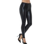 Leggings Métallisé Noir Pour Femme (Taille S) Multicolore