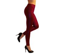 Leggings Pantalon Tube Simili-Cuir Haut Taille Vernis Matt-Glanz Élastique