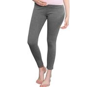 Leggings pour Femmes Enceintes Pantalon Mince à Usure Extérieure Pantalon Court Coton Femmes Enceintes Pantalon Drag Belly Printemps Et Automne, Grey, L