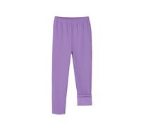 Leggings pour filles - Doublure en polaire épaisse - Chaud - Confortable - Sans pieds - Extensible - Pour tout-petits - Décontracté - Confortable - Doux - Uni - Automne et Hiver - Vêtements scolaires