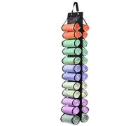 Leggings Sac de rangement Organisateur de vêtements de gym Sac de rangement double face Sac peu encombrant au-dessus de la porte Cintre Armoire Organisateur de rangement Leggings Cintre Organisateur