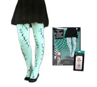 Leggings Sally de L'Étrange Noël de Monsieur Jack - Ensemble avec collants Sally taille S/M pour cosplay, marque-page | Pantalon de costume Sally (l'emballage peut varier), Collants Sally de l'étrange