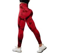 Leggings Sport pour Femmes Push up sans Coutures élastique Pantalon De Yoga Opaque Contrôle du Ventre Legging Long Tenue Sport Femme Tights Sportswear Legging Noir Femme Pas Cher