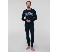 Leggings Thermoactifs Bleu Marine Pour Hommes Icebreaker 200 Oasis Leggings Ib104369-401