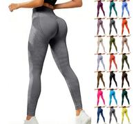 Leggins Anticellulite Donna Push Up Sculpture Lipedema a Compressione Controllo Graduata Anti Cellulite Leggings Sportivo Vita Alta Senza Cuciture Donna Fitness Yoga Circolazione Sanguigna S-5XL