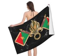 Légion Étrangère Française Serviette De Bain Séchage Rapide Serviette De Plage Douce Serviettes De Sauna pour Piscine Douche Natation Fitness 80X130Cm