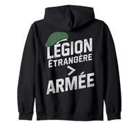 Légion Étrangère Homme France Béret Vert Parachutiste Soldat Sweat à Capuche