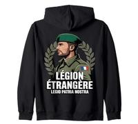 Légion Étrangère Legio Patria Nostra Soldat Militaire Sweat à Capuche