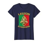 Légion Etrangere Légion Étrangère Française Armoiries T-Shirt, Femme, Bleu Marine, 3XL