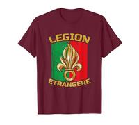 Légion Etrangere Légion Étrangère Française Armoiries T-Shirt, Homme, Marron, L