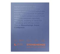 Legion Stonehenge Bloc aquarelle 140 presse à froid 22,9 x 30,5 cm 15 feuilles Blanc