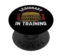 Légionnaire dans la Formation de l'empire Romain PopSockets PopGrip Adhésif