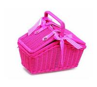 Legler- Dinette - Panier Pique-Nique - Vaisselle En Métal 18 Pièces