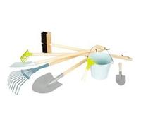 Small Foot Design – Set d'outils de jardin 11883, boucles pratiques, dès 3 ans, Multicolore