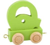 Legler lettre de train Q verte 6,5 cm Vert G