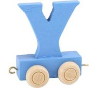 Legler lettre de train Y bleu 6,5 cm Bleu G