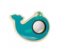 Legler Loupe en bois pour enfants Baleine - bleu