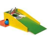 Legler small foot 8177 Mini Golf Molehill en Bois Coloré, avec Deux Clubs et Quatre Balles Colorées, à Partir de 5 ans