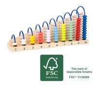 Legler small foot Rechenschleife Educate, Rechenhilfe, Lernspiel, Erstes Rechnen, Spiel, ab 4 Jahren, 11324