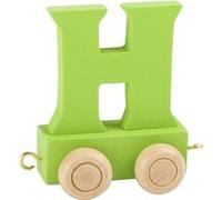 Legler train lettre H vert 6,5 cm Vert G