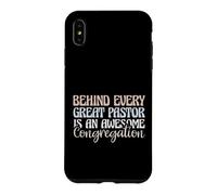 L'église derrière Chaque Grand Pasteur est Une congrégation géniale Coque pour iPhone XS Max