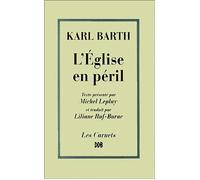 L'Eglise en péril - Karl Barth - Desclée De Brouwer - broché - Livre