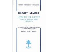 L'eglise Et L'etat - Cours De Sorbonne Inedit (1850-1851)