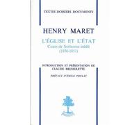 L'eglise et l'etat - Henry Maret - Beauchesne - broché - Livre
