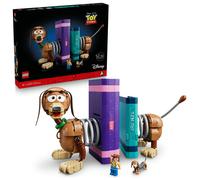 LEGO ǀ Disney et Pixar Serre-Livres Zigzag de Toy Story - Set de Construction pour Adulte - Décoration Book Nook pour Étagère - Minifigurine de Woody & Figurine du Chien - Cadeau pour Fans 43301