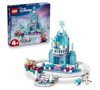 LEGO ǀ Disney La Reine des Neiges Le Château de Glace et la Piste Enneigée d’Elsa - Mini-Poupées Anna & Elsa, Figurine d'Olaf, Circuit de Train & Traîneaux - Cadeau pour Fille dès 4 Ans 43281