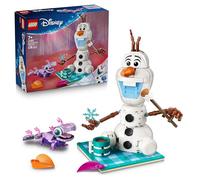 LEGO ǀ Disney La Reine des Neiges Le Pique-Nique d’Olaf et Bruni - Jouet - Figurine de Bonhomme de Neige avec Couverture & Accessoires - Décoration de Chambre DIY - Cadeau Fille 7 Ans ou Fans 43287