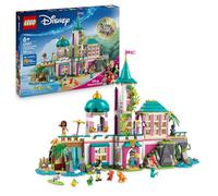 LEGO ǀ Disney Le Château des Princesses et Les Animaux Royaux - Maison de Poupées avec Intérieur Détaillé - Mini-Poupées d'Ariel, Raiponce, Mulan, Jasmine & Vaiana - Cadeau pour Fille dès 6 Ans 43267