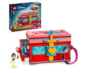 LEGO ǀ Disney Princess La Boîte à Bijoux de Blanche-Neige, Jouet de Construction, Mini-poupées de la Princesse et de la Méchante Reine, Un Bracelet, pour Garçons et Filles dès 6 Ans 43276