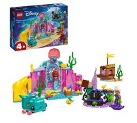 LEGO ǀ Disney Princess La grotte de cristal d'Arielle, jouet fantastique pour enfants avec personnage de sirène, épave et poissons, cadeau pour filles et garçons à partir de 4 ans 43254