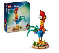 LEGO ǀ Disney Vaiana 2 Heihei - Jouet de Construction & Décoration Intérieure - Figurine d'Animal avec Tête Pivotante, Ailes Mobiles, Queue de Plumes & Support - Cadeau d'Anniversaire pour Fille 9 ans
