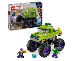 LEGO ǀ Marvel Le Tout-Terrain de Hulk Contre Thanos - Jeu de Construction de Super-Héros avec Méga-Camion et Accessoires Dont Le Gant de l’Infini - Set Collector, Garçons et Filles dès 7 Ans 76312