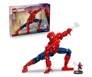 LEGO ǀ Marvel Spider-Man, la Figurine de Héros - Jouet Super-Héros - Figurine d'action & Minifigurine Collector pour Décoration Intérieure - Cadeau pour Garçon dès 12 Ans ou Ado Fan du Film 76346
