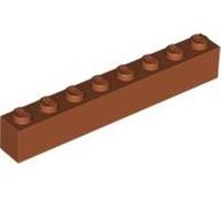 Lego® 1 pièce 3008 Brick 1x8 Part Basic bricks 1 dark orange