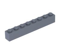 Lego® 10 pièces 3008 Brick 1x8 Part Basic Bricks 10 Sombre Gris Bleuâtre