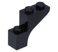 Lego 10 x Brick, Arch 1 x 3 x 2 Black