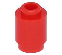 Lego 10 x Brick, Round 1 x 1 Open Stud Red