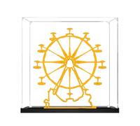 Lego 10247 Vitrine en acrylique pour kit de construction de grande roue - Boîte transparente anti-poussière - Seule vitrine compatible avec Lego 10247 (2 mm)