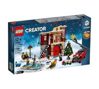 LEGO 10263 Creator Expert Winter Village Fire Station, Jouets d'incendie pour Enfants